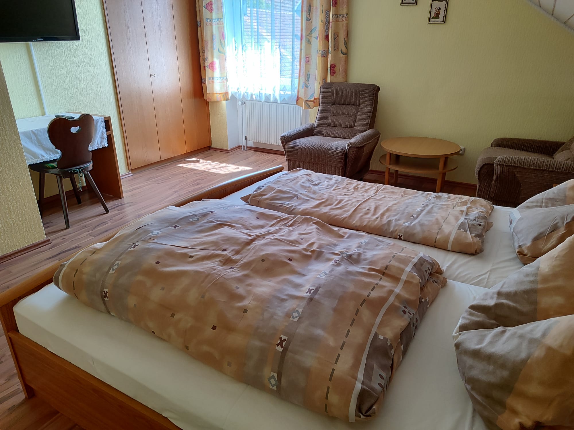 Schlafbereich Zimmer Nr. 9