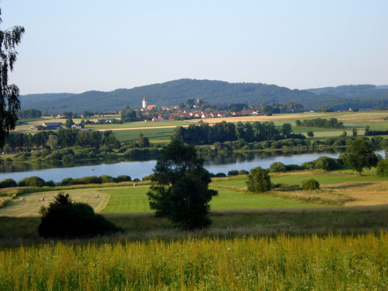Silbersee mit Badestrand in Treffelstein